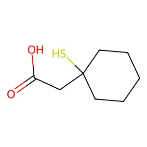 3-巯基-3,3-五亚甲基丙酸 structure