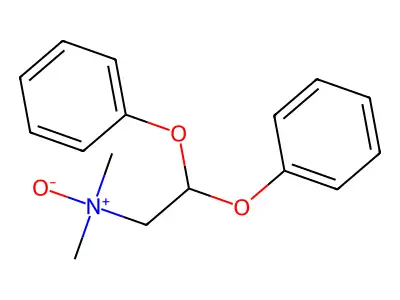 N,N-dimethyl-2,2-diphenoxyethanamine oxide structure