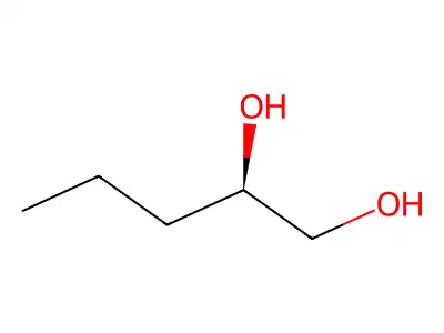 (2R)-1,2-Pentanediol structure
