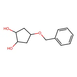 4-(Benzyloxy)cyclopentane-1,2-diol structure
