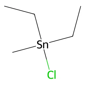 Methyldiethyltin structure