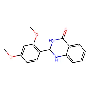 2-(2,4-Dimethoxyphenyl)-2,3-dihydroquinazolin-4(1h)-one structure