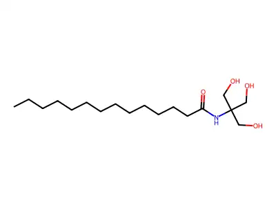 N-[1,3-dihydroxy-2-(hydroxymethyl)propan-2-yl]tetradecanamide structure