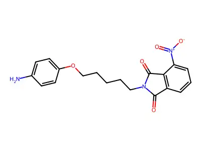 Phthalimide, N-(5-(p-aminophenoxy)pentyl)-3-nitro- structure