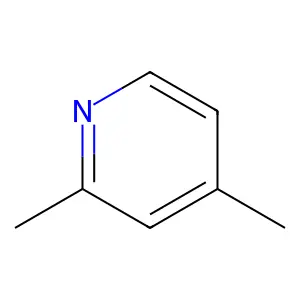 2,4-Dimethylpyridine structure