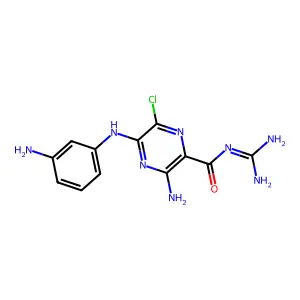 5-N-(3-aminophenyl)amiloride structure