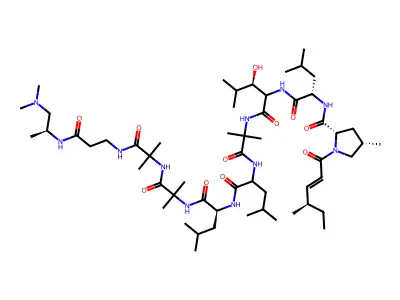 Leucinostatin D structure