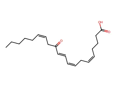 12-Oxoicosa-5,8,10,14-tetraenoic acid structure