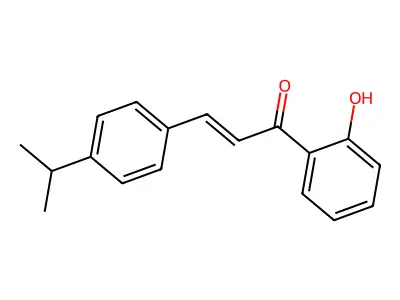 1-(2-Hydroxyphenyl)-3-(4-isopropylphenyl)-prop-2-EN-1-one structure