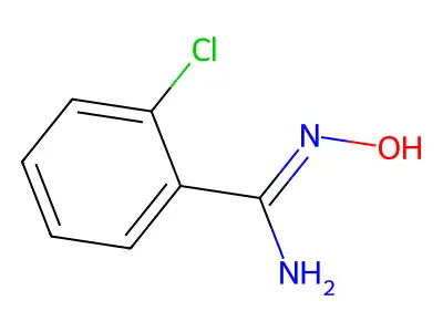2-chloro-N'-hydroxybenzene-1-carboximidamide structure