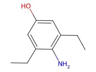 Phenol, 4-amino-3,5-diethyl- structure