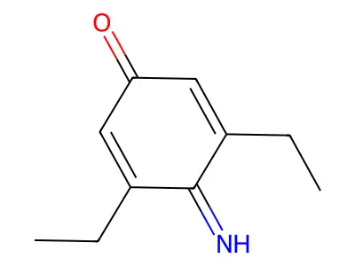 Diethylquinoneimine structure