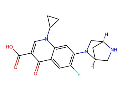 N-Desmethyldanofloxacin structure