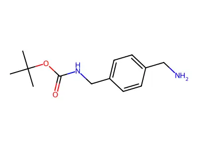 Tert-butyl N-(4-(aminomethyl)phenyl)carbamate structure