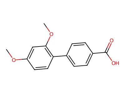 4-(2,4-dimethoxyphenyl)benzoic Acid structure