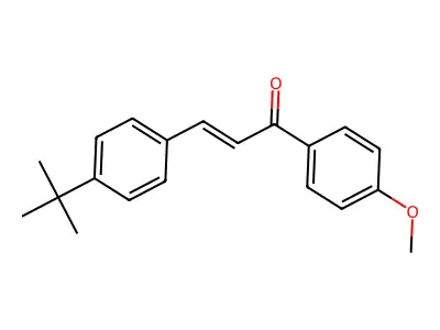 3-(4-Tert-butylphenyl)-1-(4-methoxyphenyl)prop-2-en-1-one structure