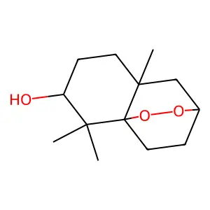 3H-3,8a-Ethano-1,2-benzodioxin-7-ol, hexahydro-4a,8,8-trimethyl- structure