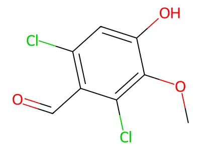 2,6-二氯-4-羟基-3-甲氧基苯甲醛 structure