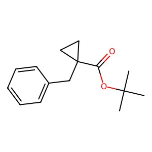 1,1-Dimethylethyl 1-(phenylmethyl)cyclopropanecarboxylate structure