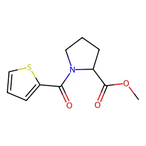 1-(2-Thienylcarbonyl)-l-proline methyl ester structure