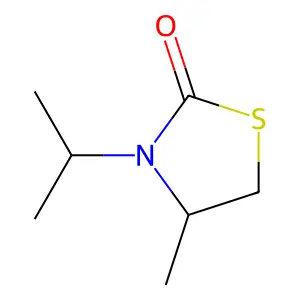 4-Methyl-3-propan-2-yl-1,3-thiazolidin-2-one structure
