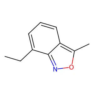 2,1-Benzisoxazole, 7-ethyl-3-methyl- structure