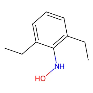 2,6-二乙基-N-羟基苯胺 structure
