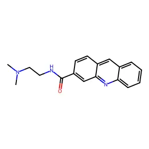 N-(2-(二甲氨基)乙基)-3-吖啶甲酰胺 structure
