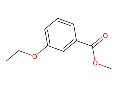 Methyl 3-ethoxybenzoate structure