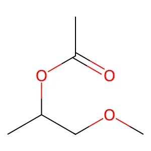 1,2-丙二醇甲醚乙酸酯 structure