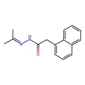 2-(naphthalen-1-yl)-N'-(propan-2-ylidene)acetohydrazide structure
