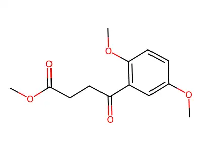 Methyl 4-(2,5-dimethoxyphenyl)-4-oxobutanoate structure