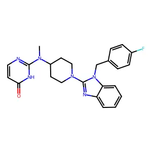 咪唑斯汀 structure