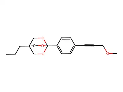 2,6,7-Trioxabicyclo(2.2.2)octane, 1-(4-(3-methoxy-1-propynyl)phenyl)-4-propyl- structure