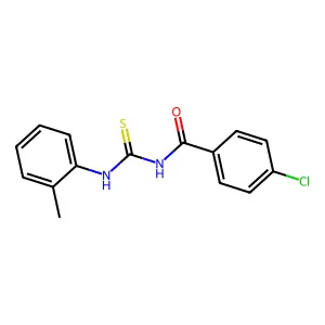 4-chloro-N-[(2-methylphenyl)carbamothioyl]benzamide structure