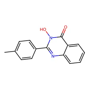 3-hydroxy-2-(4-methylphenyl)-4(3H)-quinazolinone structure