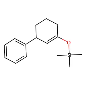 Cyclohexene, 3-phenyl-1-(trimethylsilyloxy)- structure