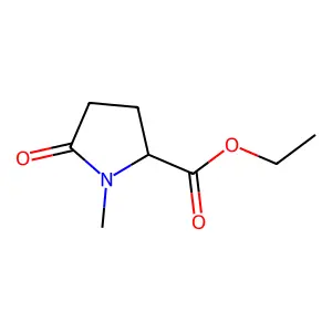 1-甲基-5-氧代脯氨酸乙酯 structure