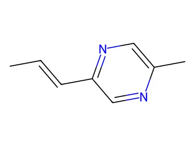 2-Methyl-5-propenylpyrazine structure
