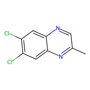 6,7-Dichloro-2-methylquinoxaline structure