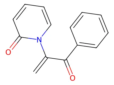 2(1H)-Pyridinone, 1-(1-benzoylethenyl)- structure