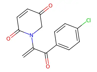 2,5-Pyridinedione, 1-(1-(4-chlorobenzoyl)ethenyl)-1,6-dihydro- structure