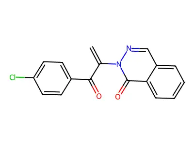 1(2H)-Phthalazinone, 2-(1-(4-chlorobenzoyl)ethenyl)- structure