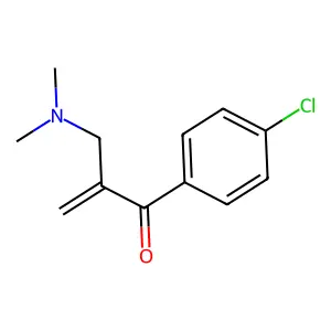 3-Dimethylamino-2-(4-chlorobenzoyl)propene structure