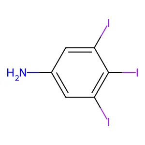 3,4,5-Triiodoaniline structure