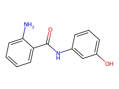 2-amino-N-(3-hydroxyphenyl)benzamide structure