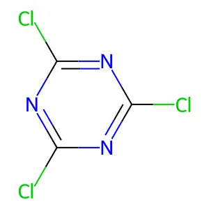 三聚氰氯 structure