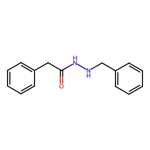 Phenylacetic acid 2-(phenylmethyl)hydrazide structure