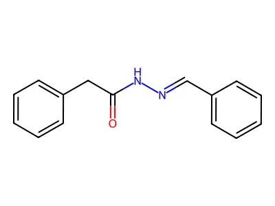 N-(benzylideneamino)-2-phenylacetamide structure