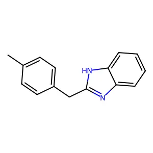 1H-Benzimidazole, 2-[(4-methylphenyl)methyl]- structure